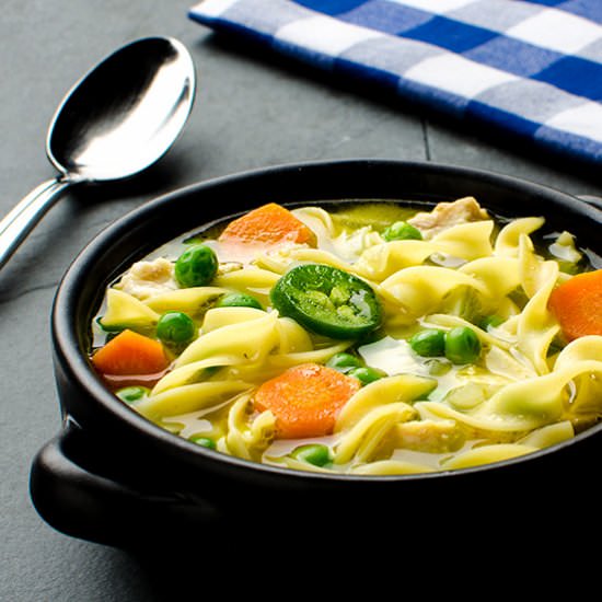 Asian-Spiced Chicken Noodle Soup