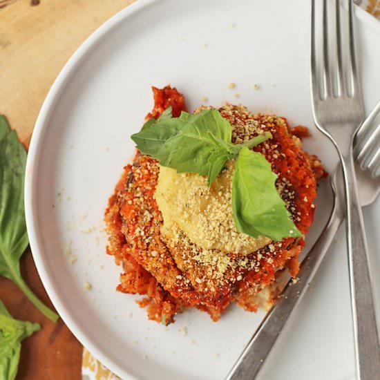 Vegan Eggplant Parmesan