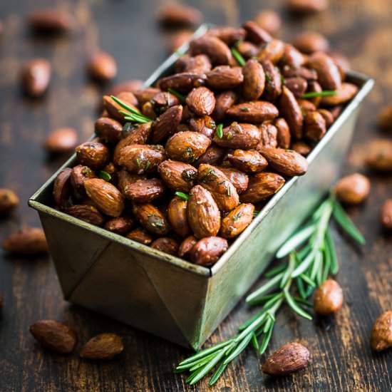 Rosemary Sea Salt Roasted Almonds