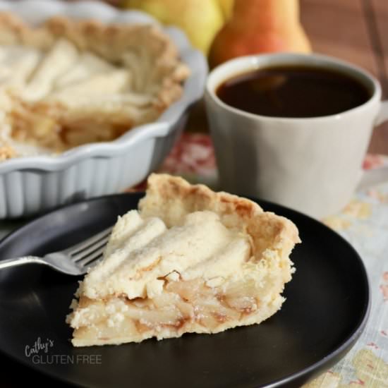 Gluten Free Fresh Pear Pie