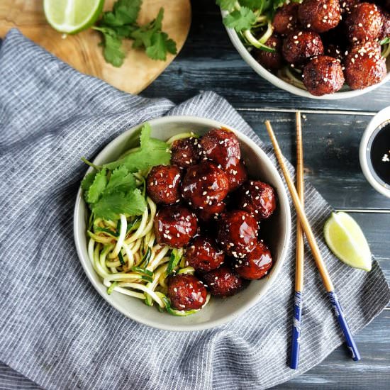 Honey Garlic Meatballs