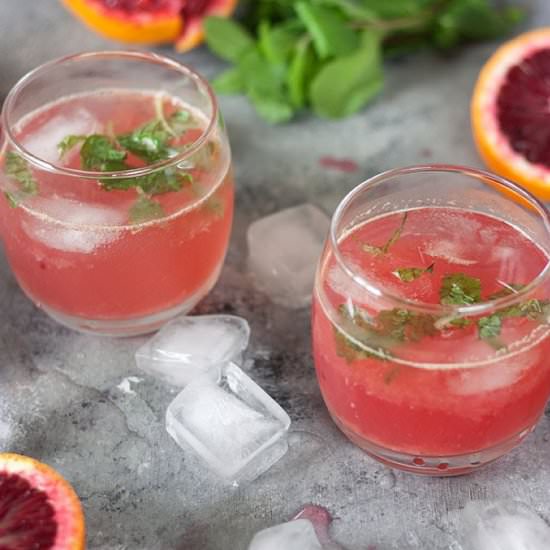 Blood Orange Cocktails