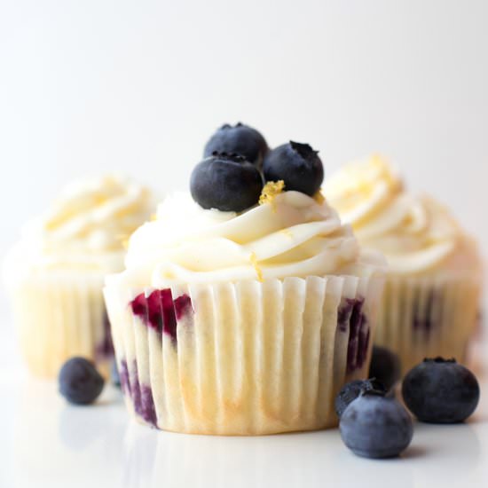 Lemon Blueberry Cupcakes