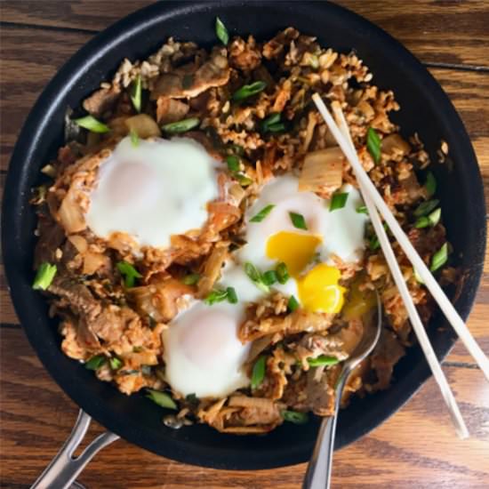 Kimchi and Pork Fried Rice