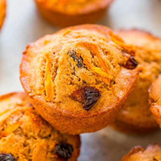 Vegan Carrot Cake Muffins