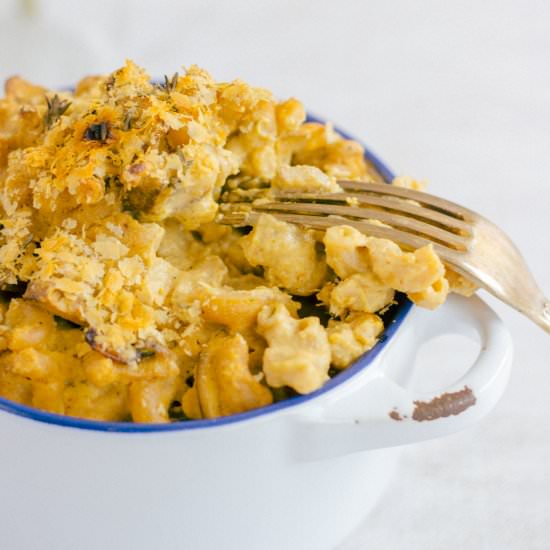 Skinny Vegan Mac n Cheese
