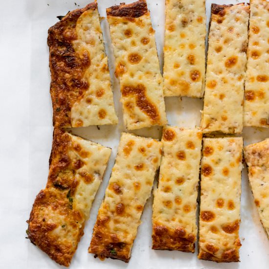 Cheesy Cauliflower Breadsticks