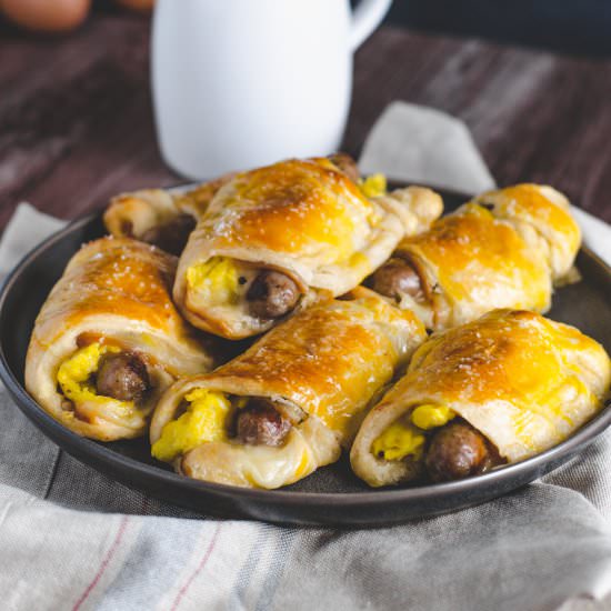 Sausage, Egg, and Cheese Sandwiches