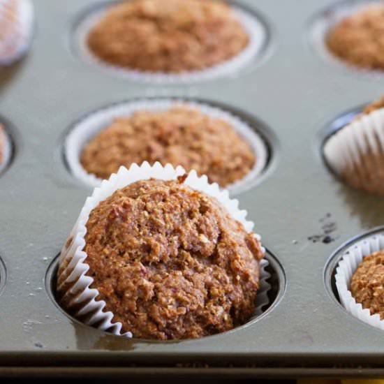Whole Wheat Bran Muffins