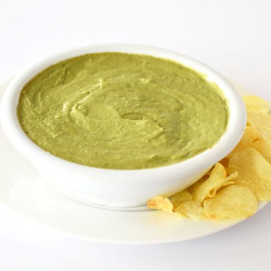 Garlicky Avocado Dip