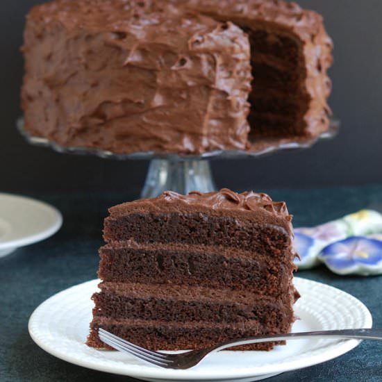 Old Fashioned Chocolate Cake