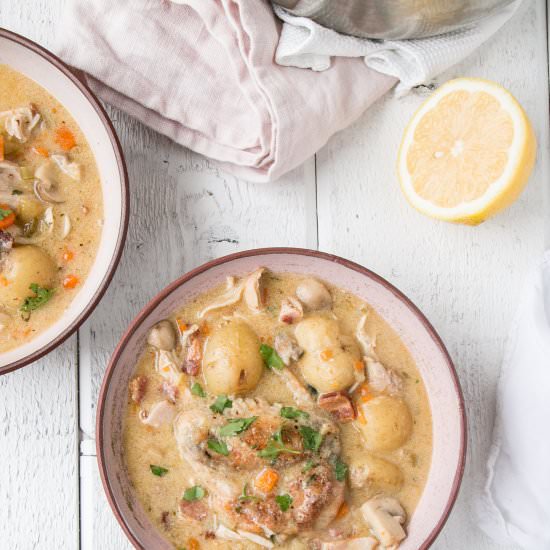 Instant Pot Chicken Fricassee
