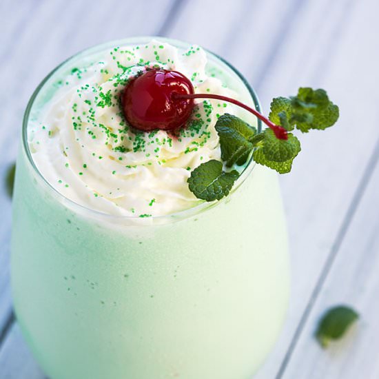 boozy shamrock shakes