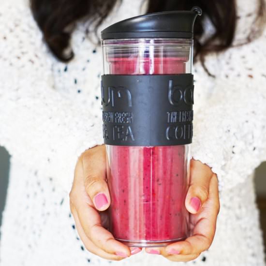 Vegan Mixed Berry & Banana Smoothie