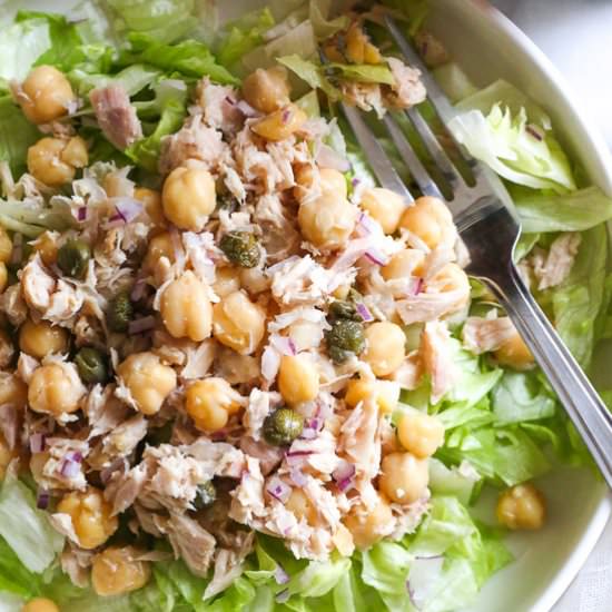 Chickpea Tuna Salad