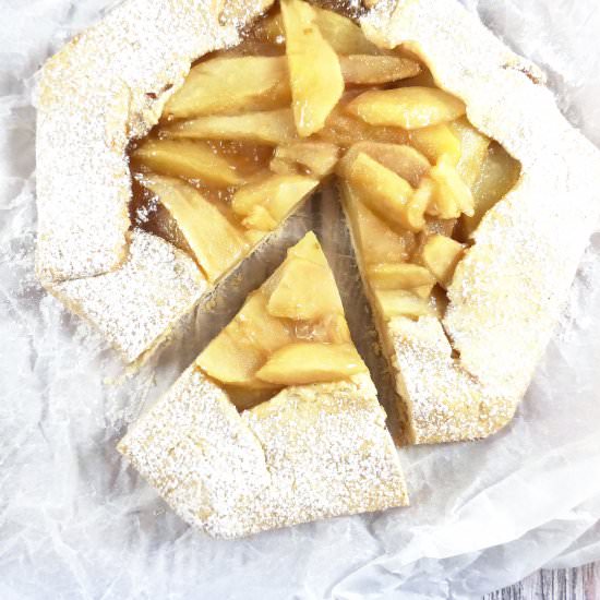 Galette with Pears in Caramel