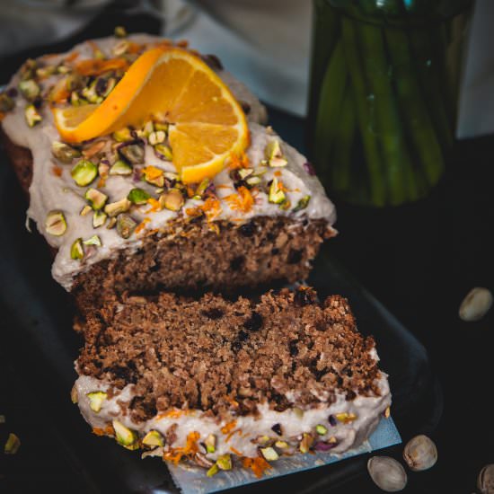 Parsnip Cake with Orange Frosting