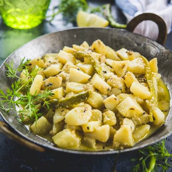 Potato Poppy Seeds Curry