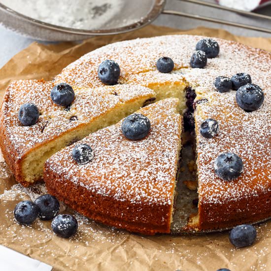 easy blueberry cake
