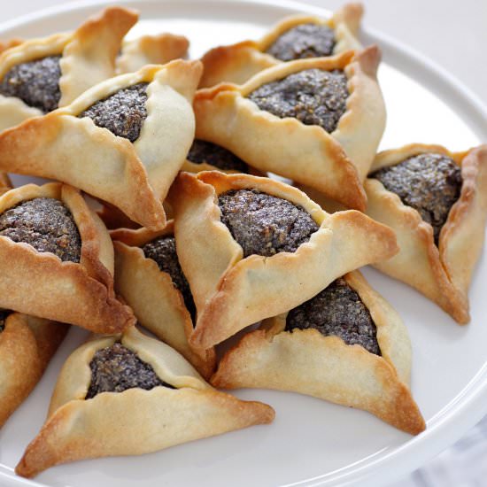 Poppy Seeds Hamantaschen Cookies