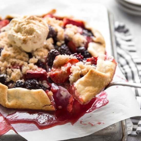 Triple Berry Galette