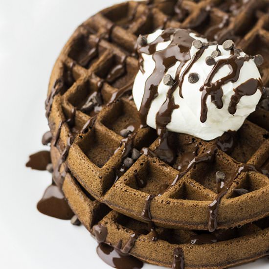 Double Chocolate Waffles