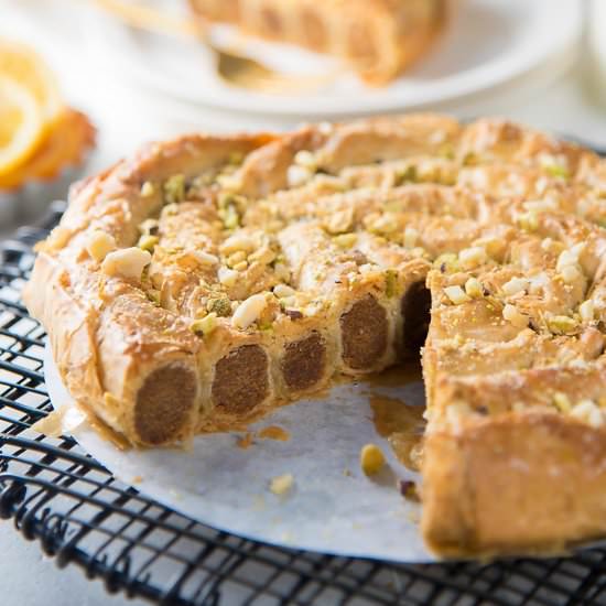 Citrus, Date and Almond M’hencha