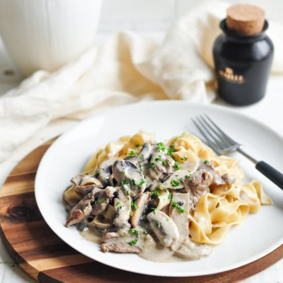 Beef Stroganoff