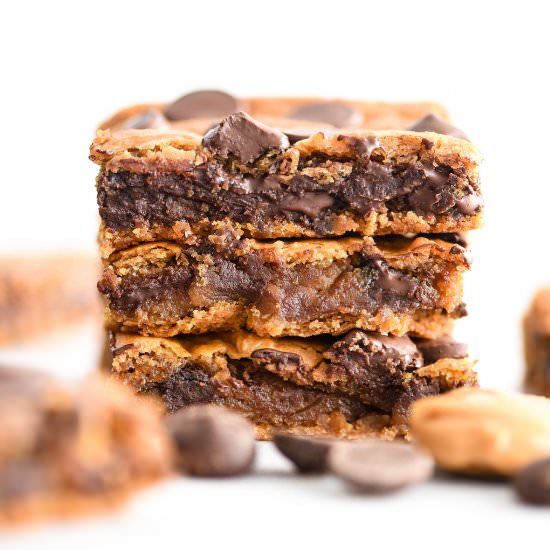 Healthy Peanut Butter Blondies