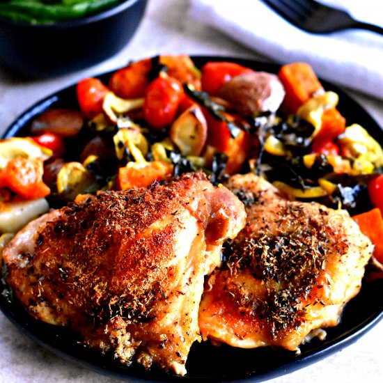 Crispy Chicken Thighs