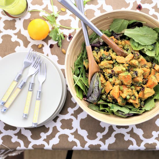 Sweet Potato Salad With Cilantro