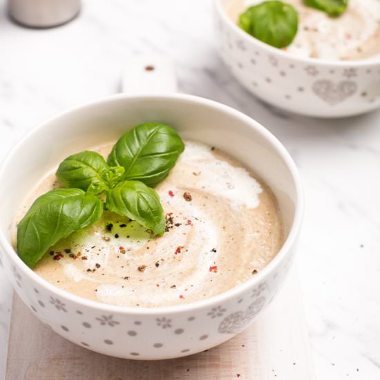 Homemade Cream of Mushroom Soup