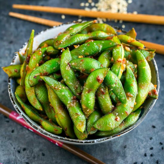 Spicy Sambal Edamame