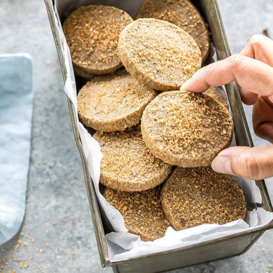 Chai Shortbread Cookies