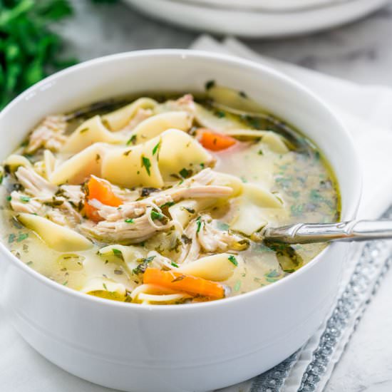 Instant Pot Chicken Noodle Soup