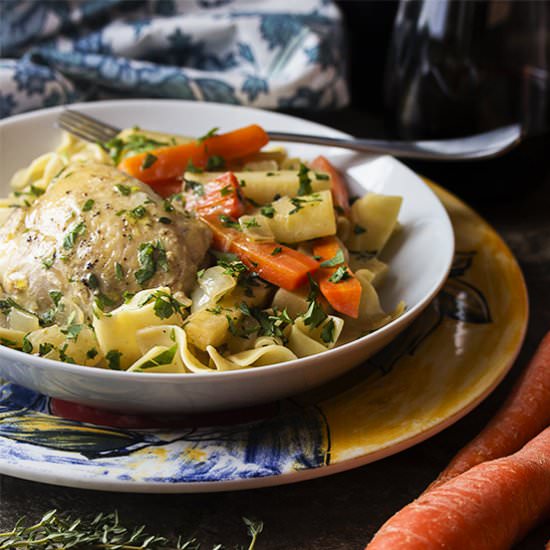 French Chicken Fricassee