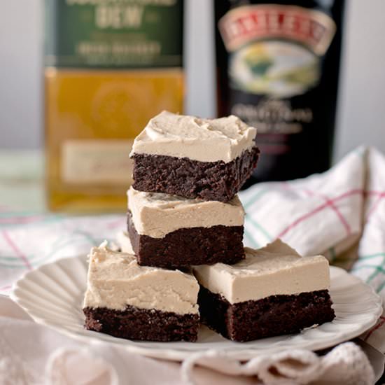 Boozy Irish Brownies