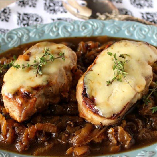 French Onion Pork Chops