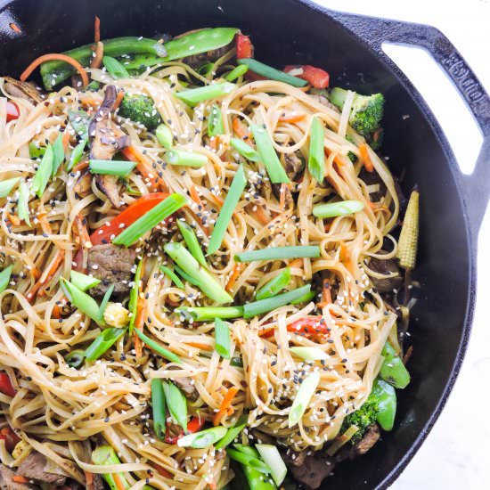 20 Minute Asian Noodle Stir Fry