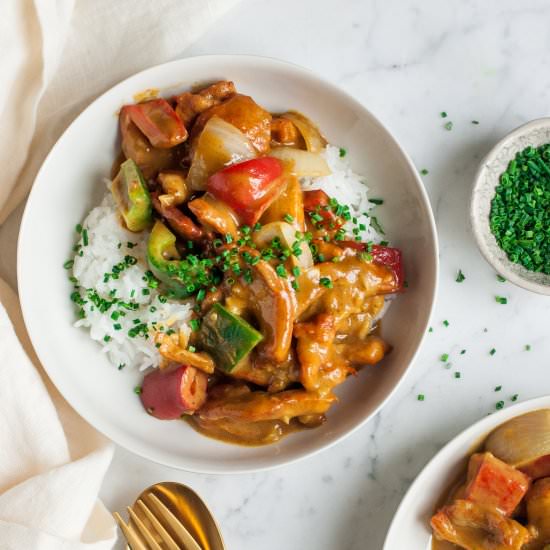 Satay Chicken Stir Fry