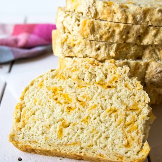Cheddar beer bread