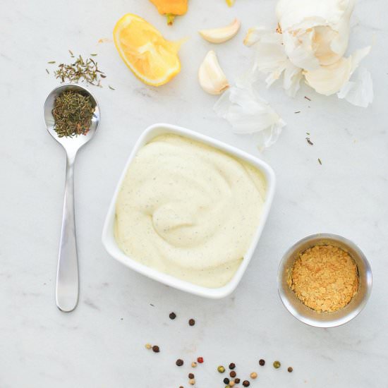 Healthy Vegetarian Caesar Dressing