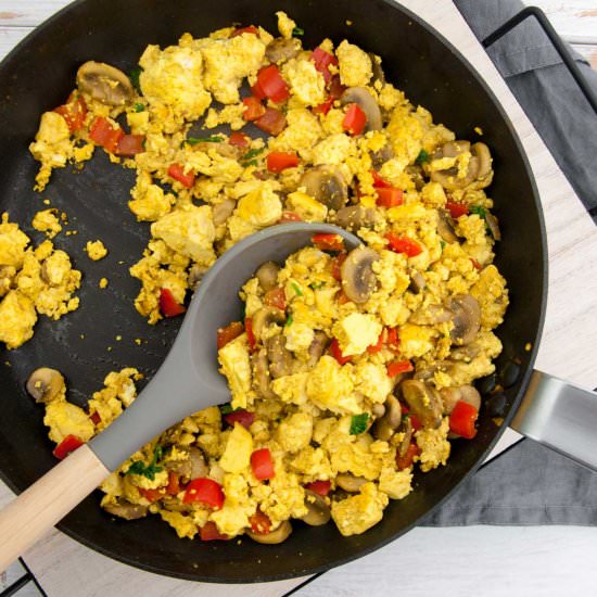 Tofu Scramble with Mushrooms
