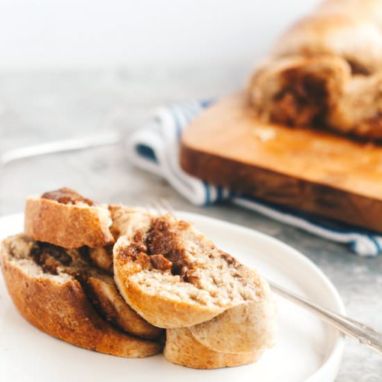 Sugar Free Chocolate-Hazelnut Loaf