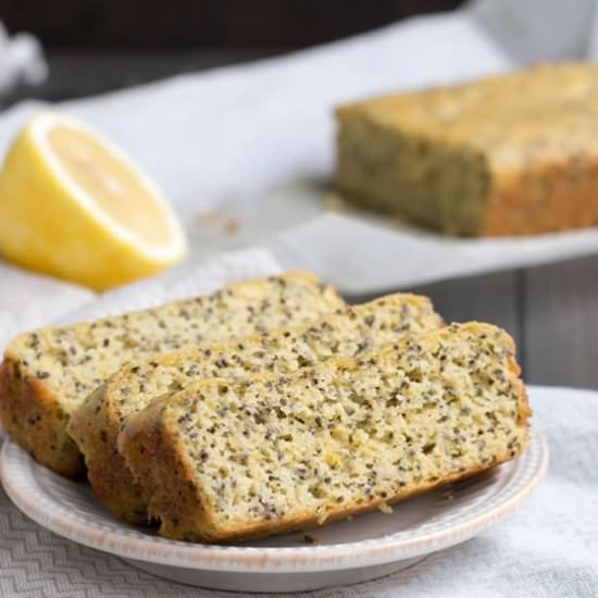 Lemon Almond Chia Bread