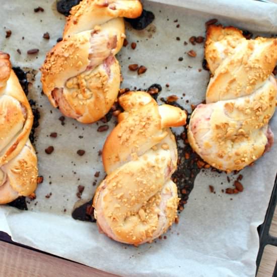 Easter bunny rolls