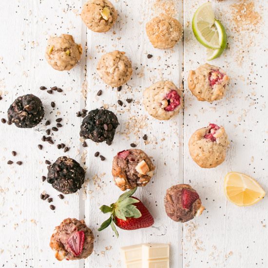 Mini Muffins 5 Ways