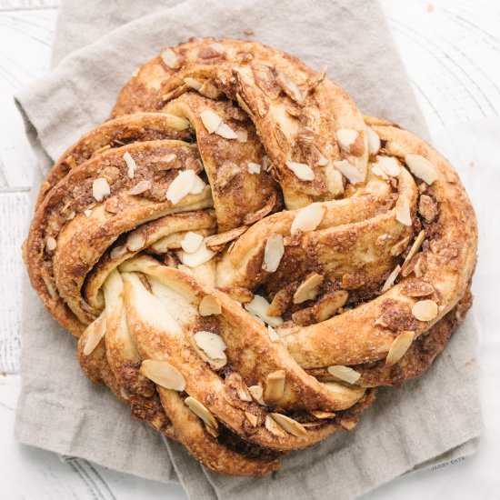 Cinnamon Almond Twist Bread