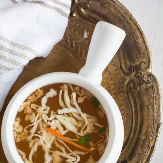 Vegan Hibachi Soup