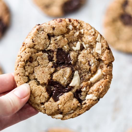 Vegan Double Chocolate Chip Cookies